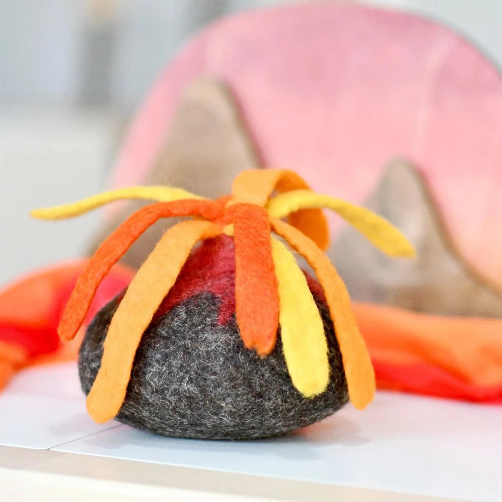 TARA TREASURES FELT VOLCANO TOY