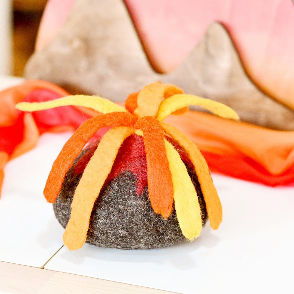TARA TREASURES FELT VOLCANO TOY