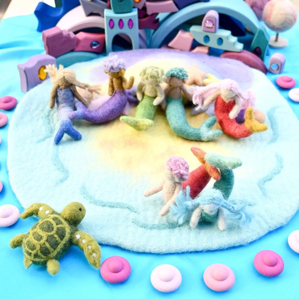 TARA TREASURES FELT MERMAID COVE PLAY MAT