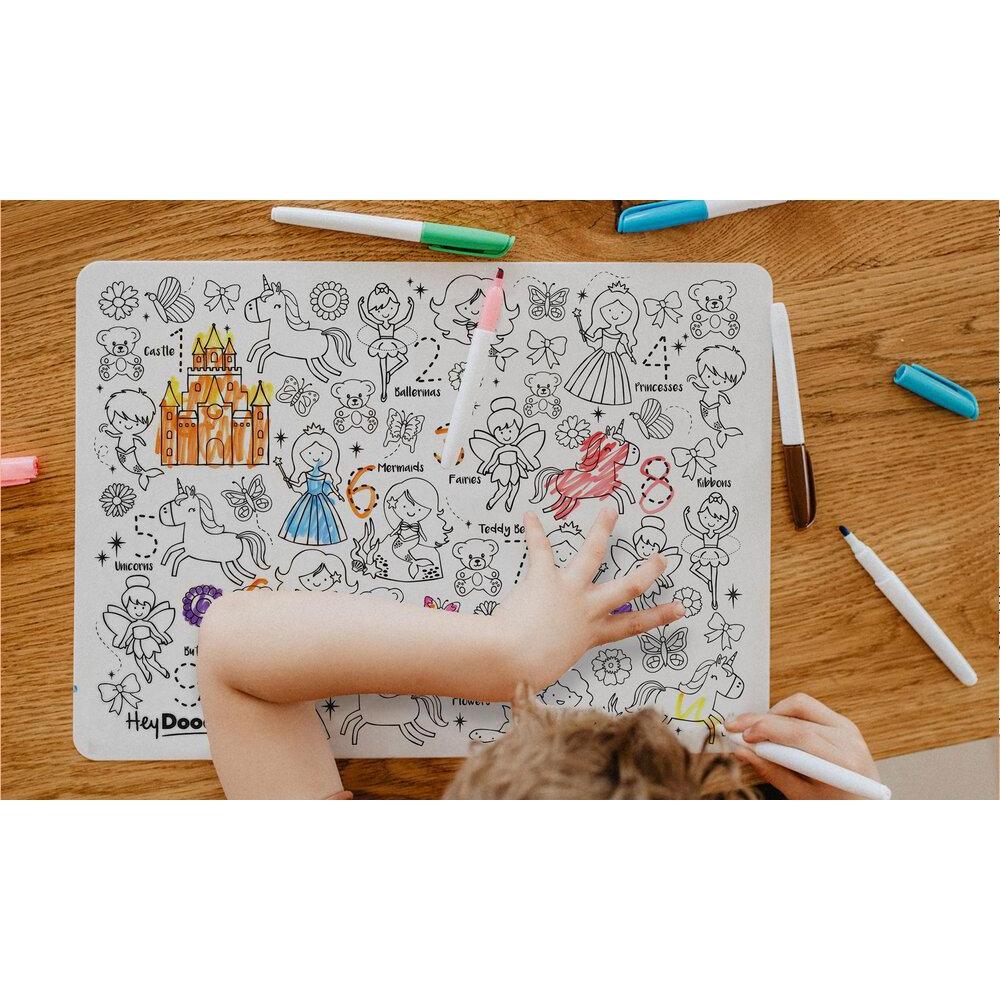 HEY DOODLE PLACEMAT 123 SUGAR AND SPICE