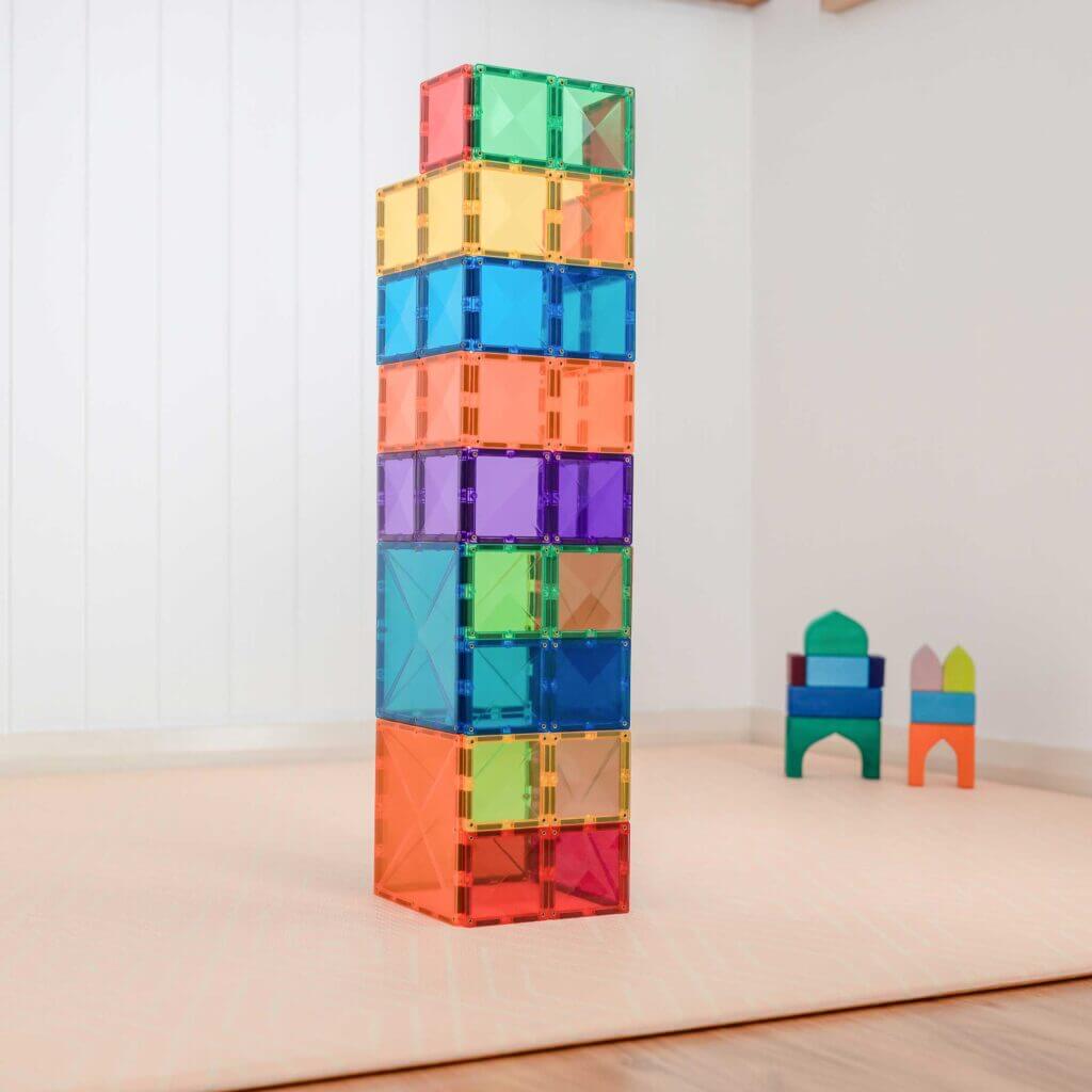 CONNETIX RAINBOW 42 PIECE SQUARE PACK