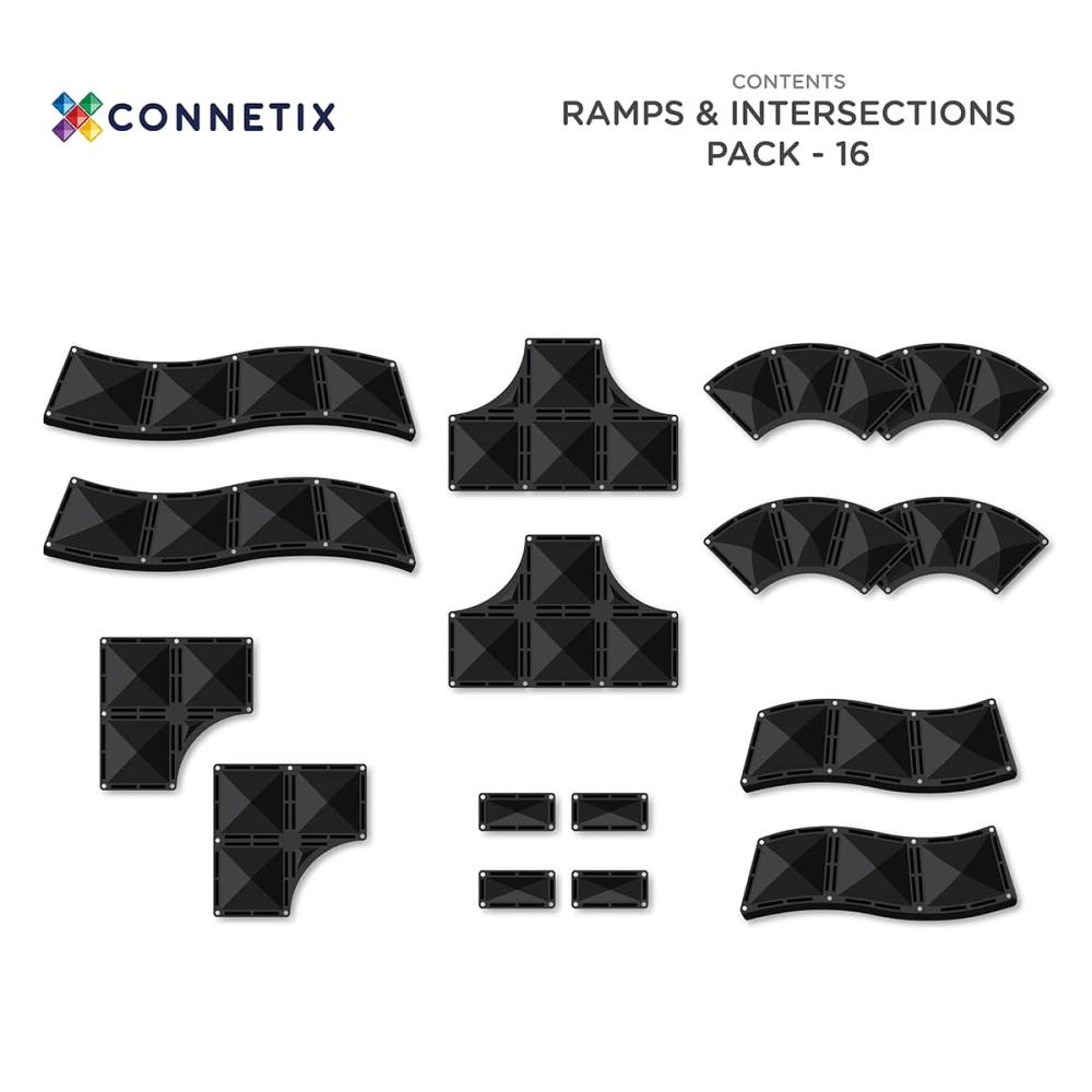 CONNETIX RAMPS AND INTERSECTIONS 16 PIECE PACK