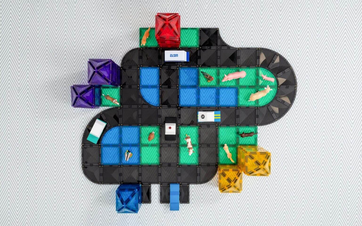 CONNETIX ROADS PACK 48 PIECE