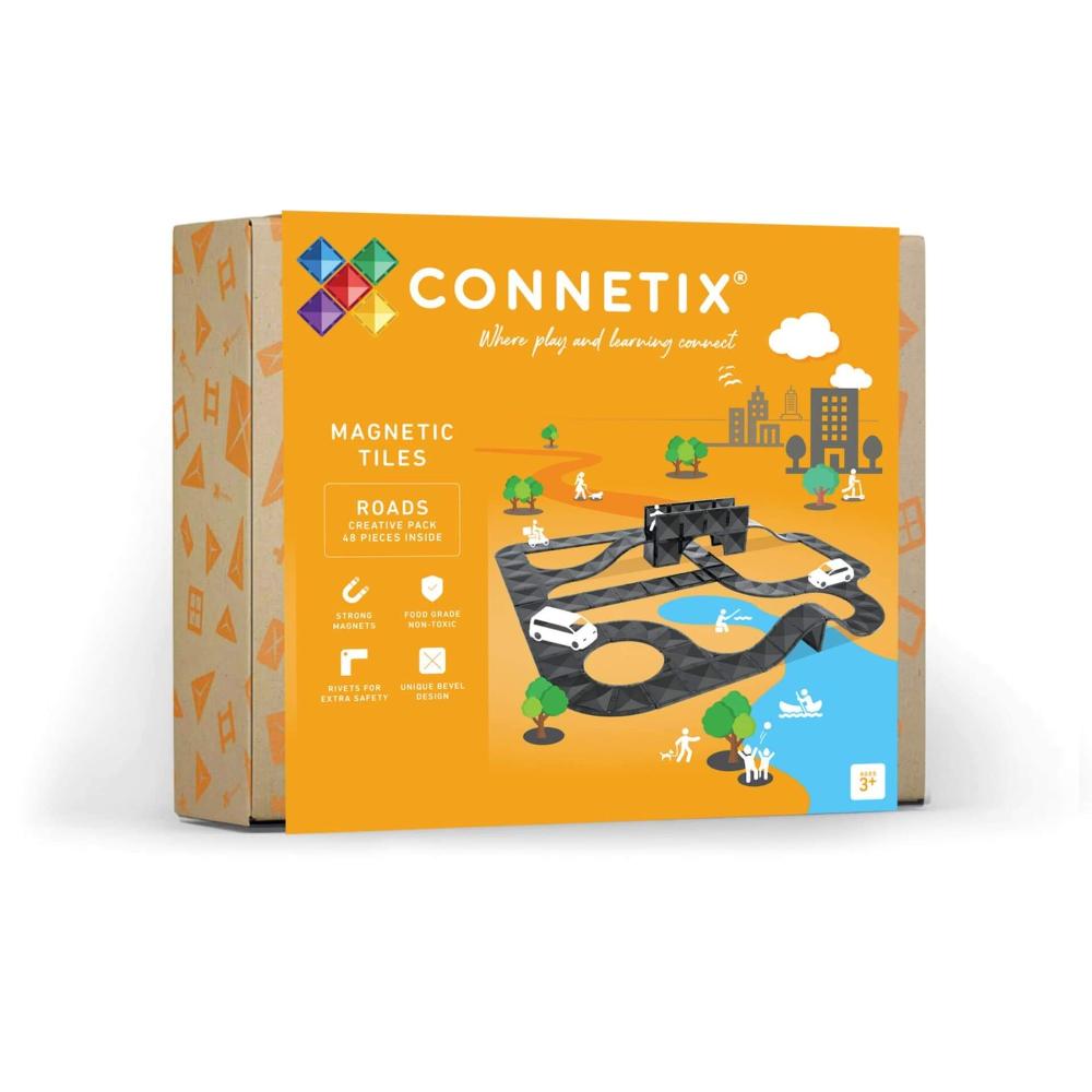 CONNETIX ROADS PACK 48 PIECE
