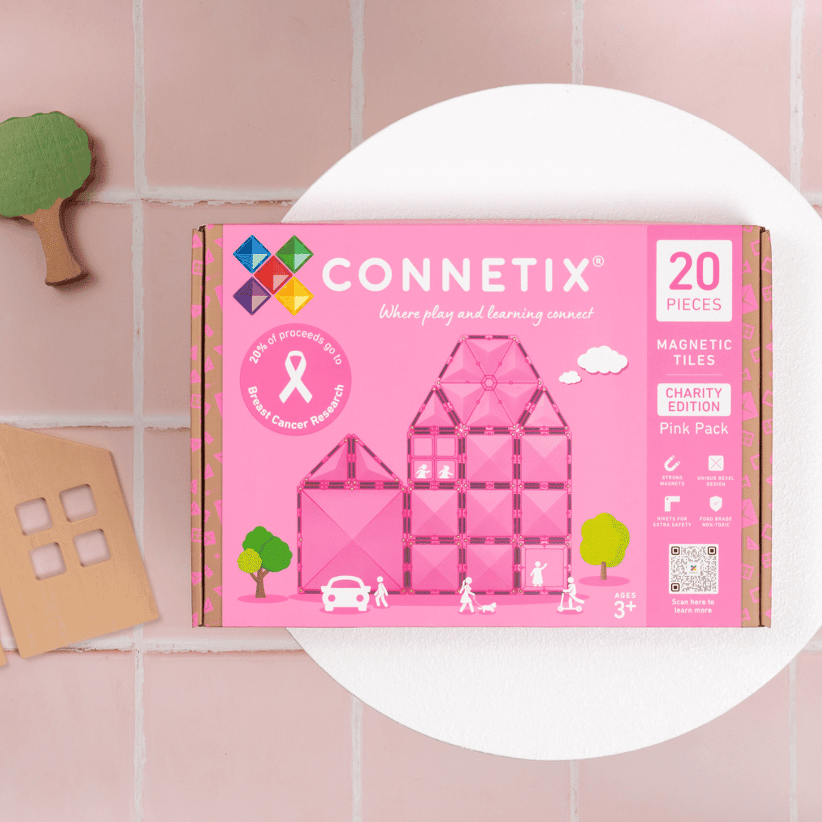 CONNETIX CHARITY PACK PINK 20PC