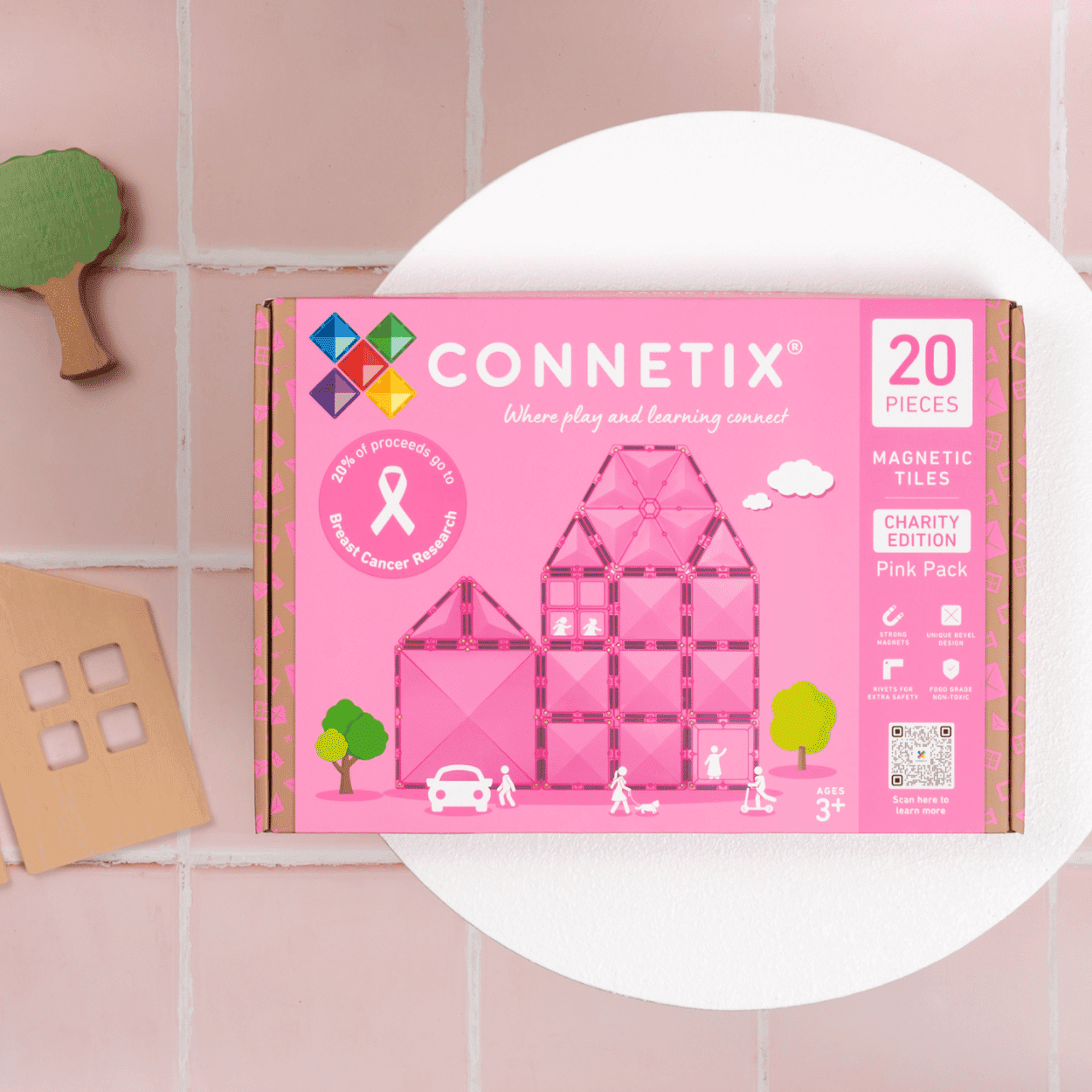 CONNETIX CHARITY PACK PINK 20PC