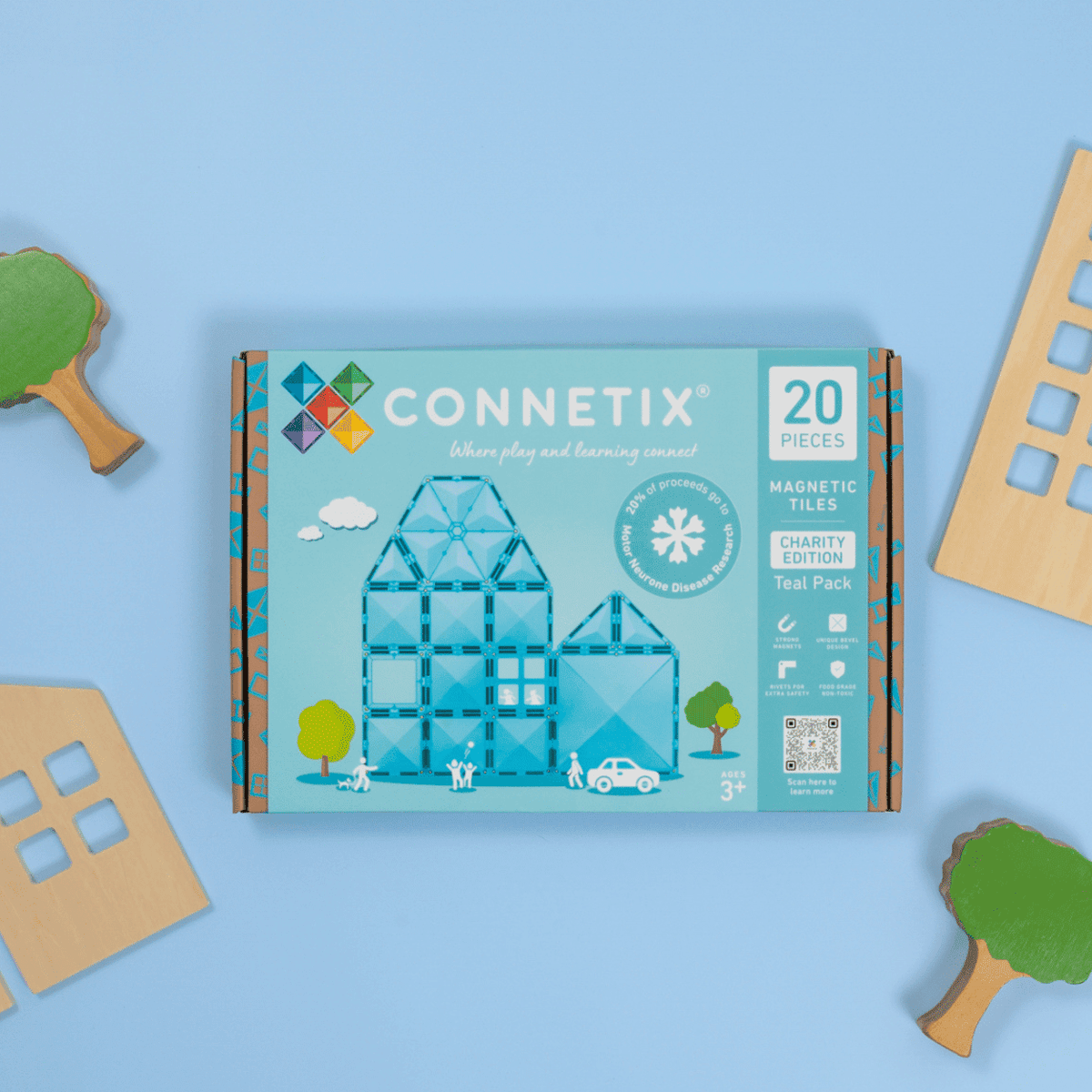 CONNETIX CHARITY PACK TEAL 20PC