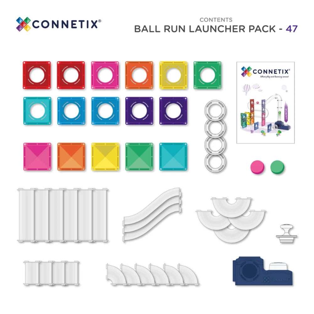 CONNETIX 47 PIECE BALL RUN LAUNCHER PACK