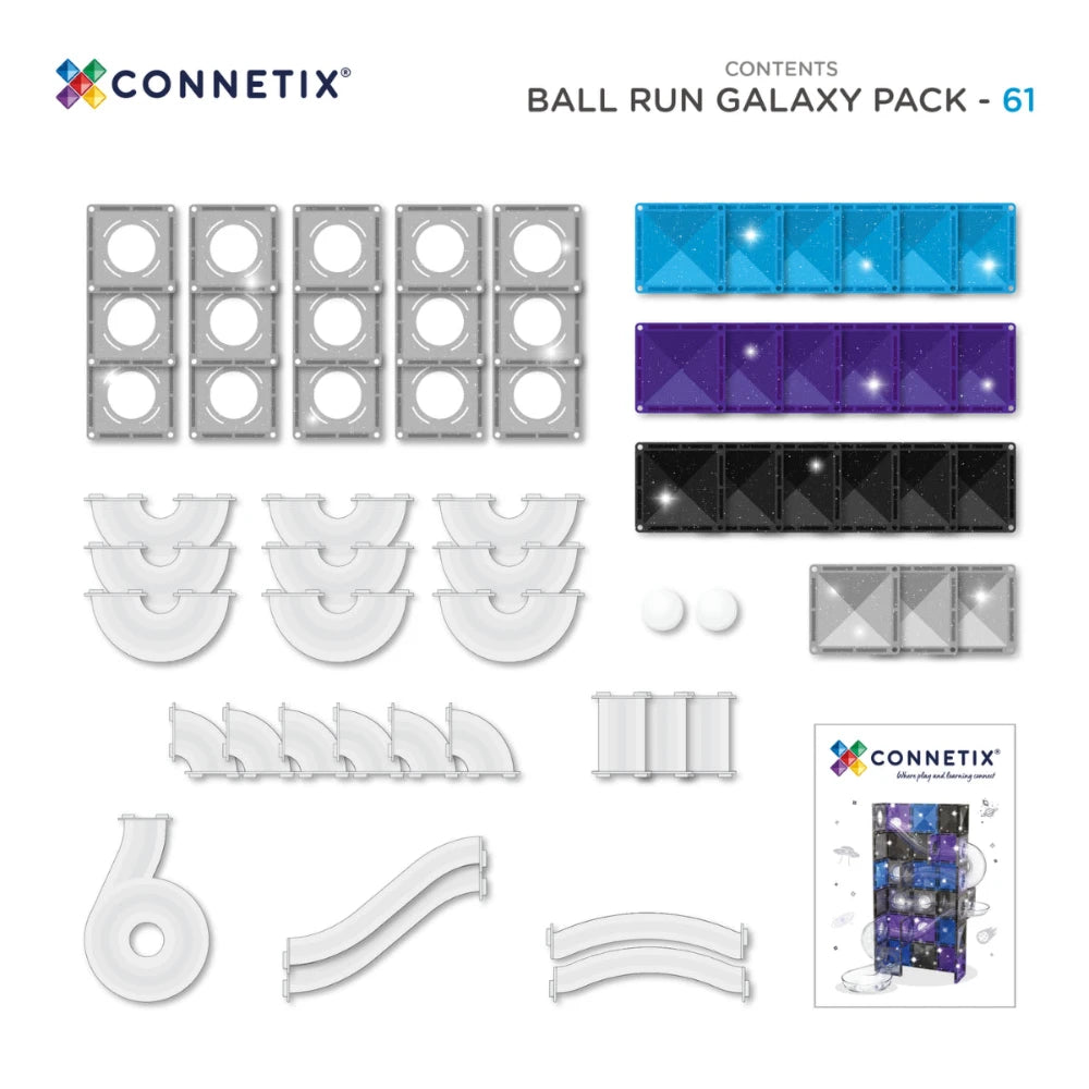 CONNETIX 61 PIECE BALL RUN GALAXY PACK