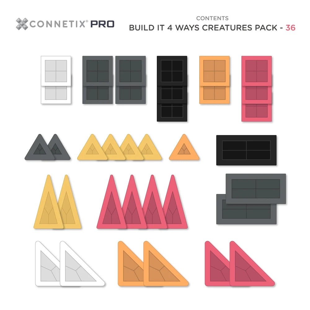 CONNETIX PRO 36PC CREATURES