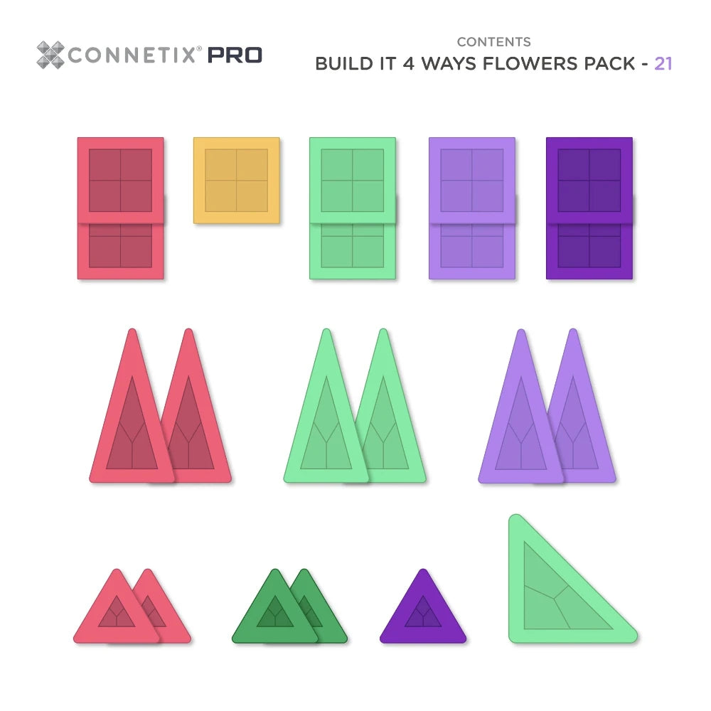 CONNETIX PRO 21PC FLOWERS