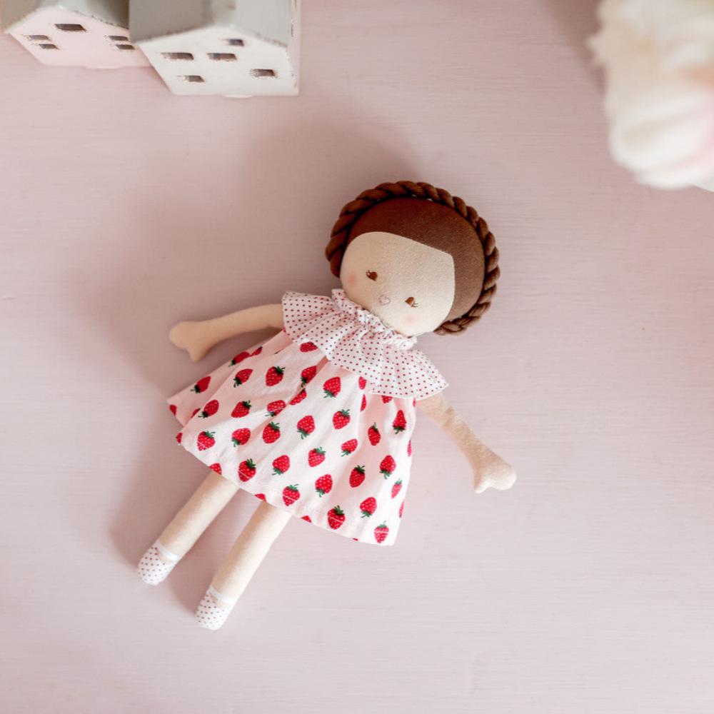 ALIMROSE BABY COCO DOLL 26CM STRAWBERRIES