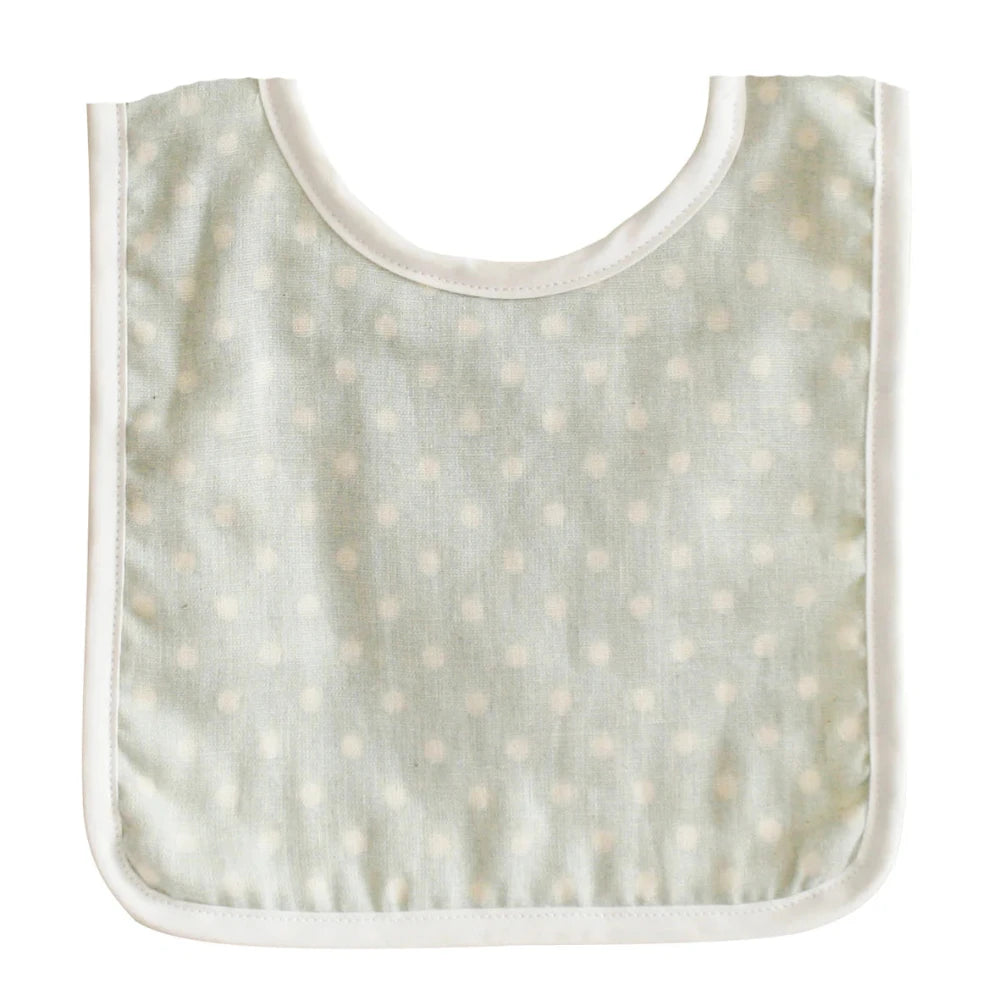 BIB DUCK EGG SPOT BLUE