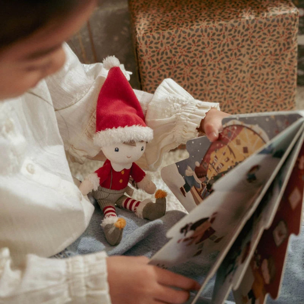 LITTLE DUTCH CHRISTMAS BOOK AND CUDDLE JIM