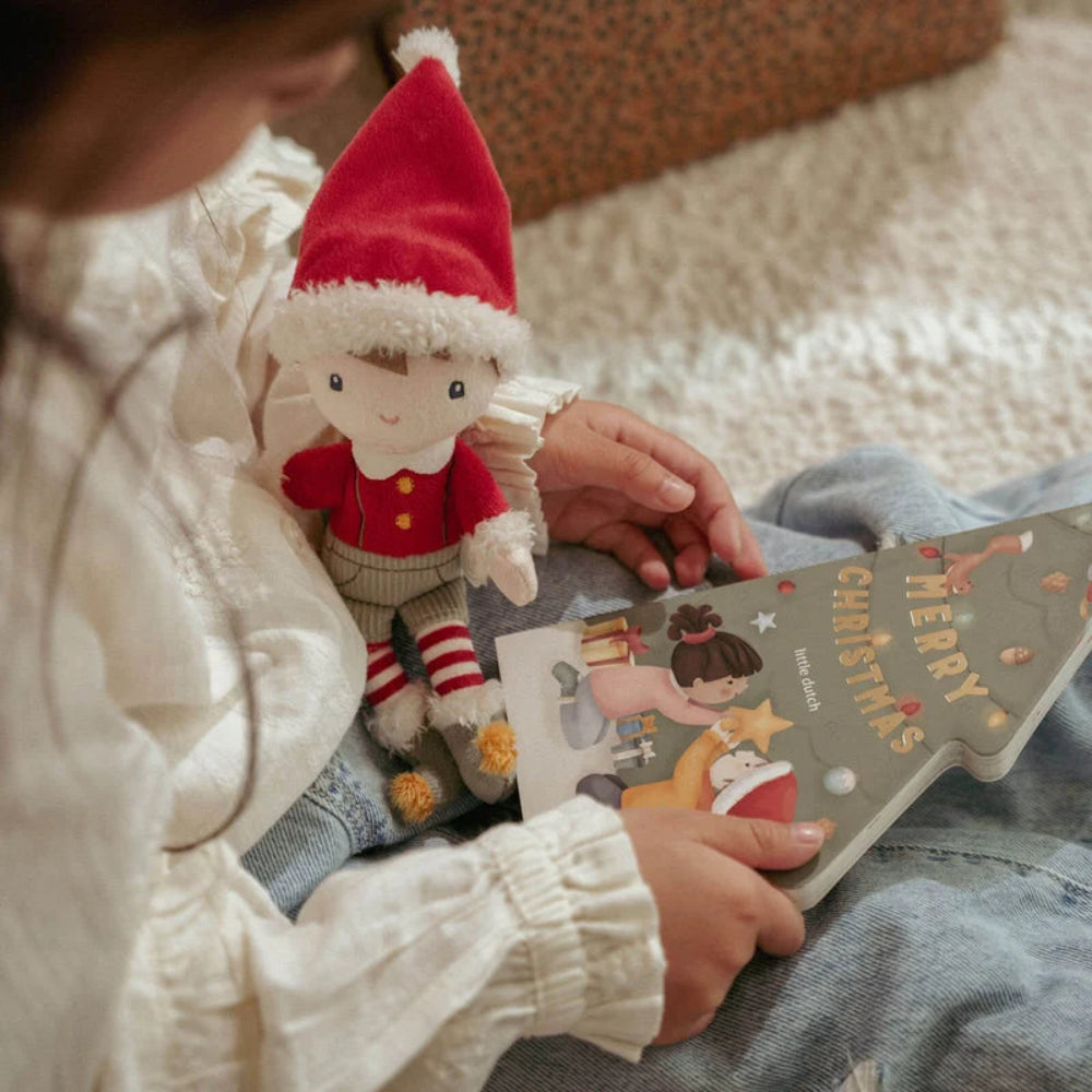 LITTLE DUTCH CHRISTMAS BOOK AND CUDDLE JIM