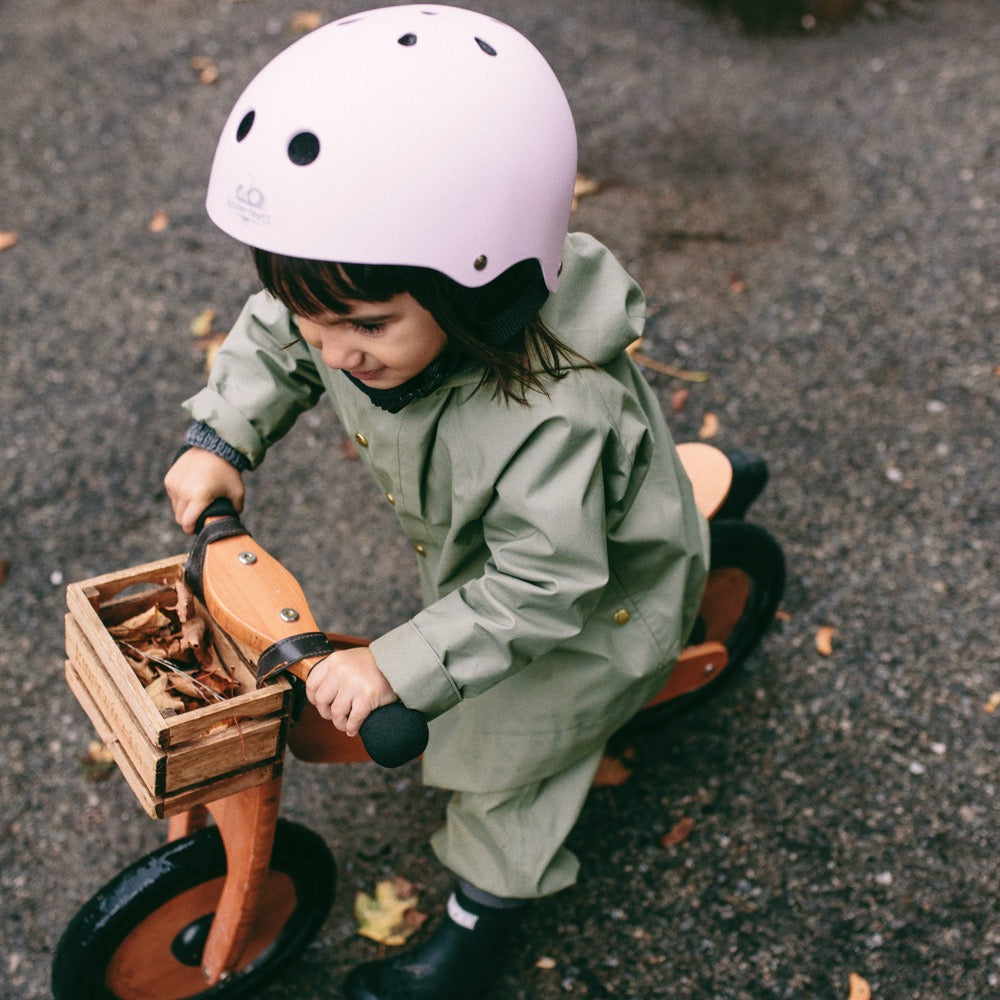 KINDERFEETS BIKE HELMET MATTE ROSE