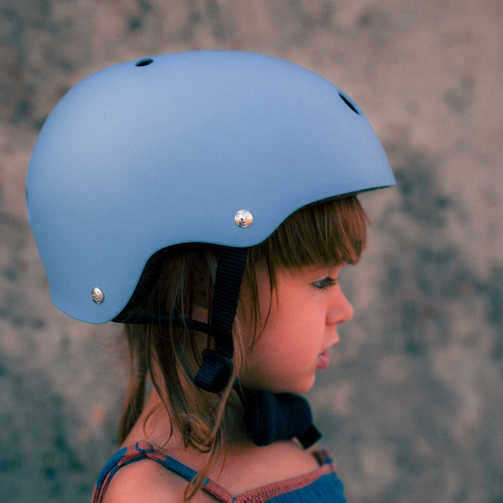 KINDERFEETS BIKE HELMET MATTE SLATE BLUE