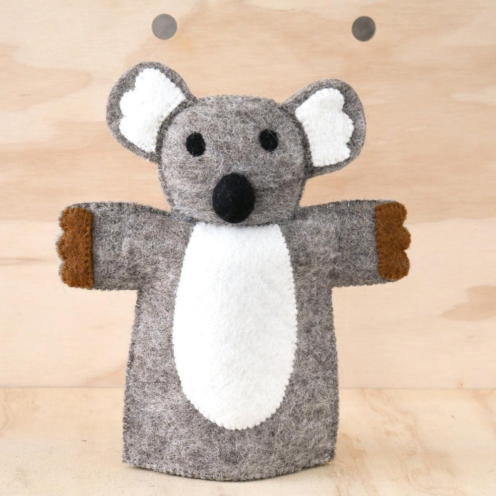 TARA TREASURES FELT HAND PUPPET KOALA