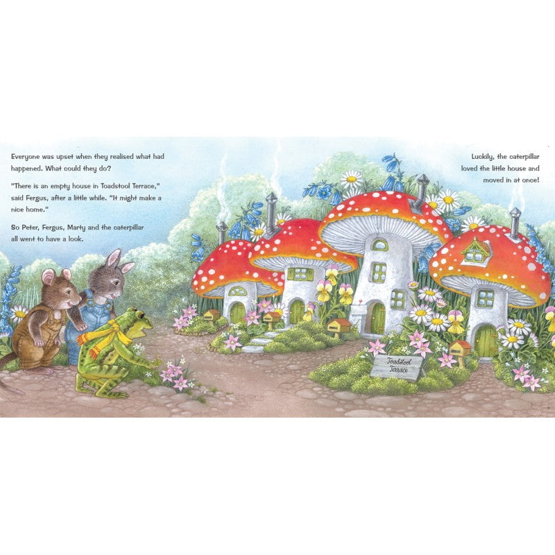 SHIRLEY BARBER LITTLE BUNNY AND THE CROSS CATERPILLAR BOARD BOOK