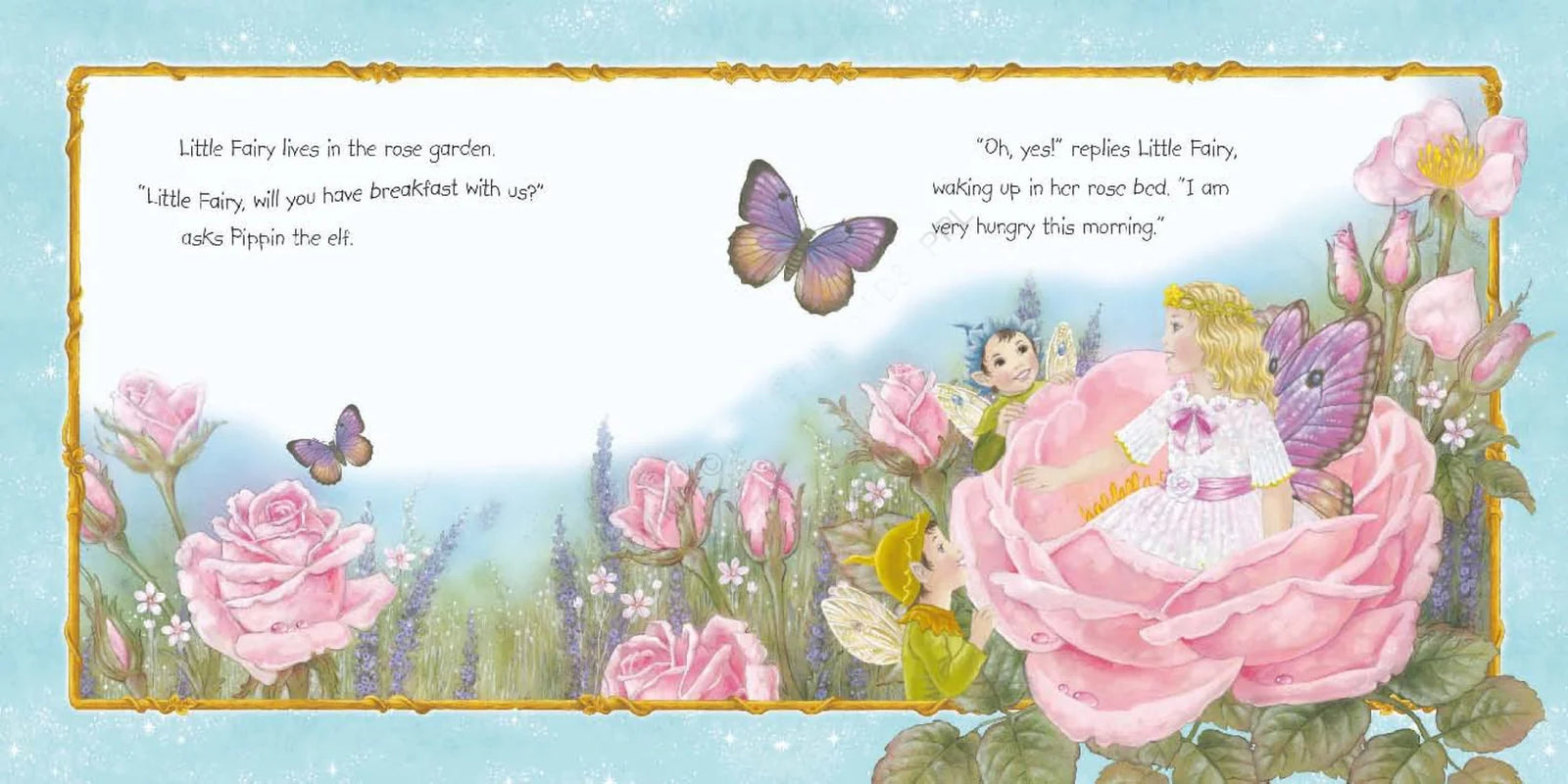 SHIRLEY BARBER LITTLE FAIRY'S BUSY DAY HARD BACK