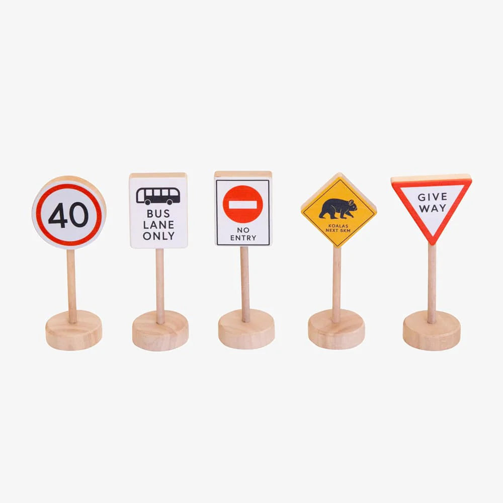 MAKE ME ICONIC AUSSIE ROAD SIGNS 5 PIECE SET