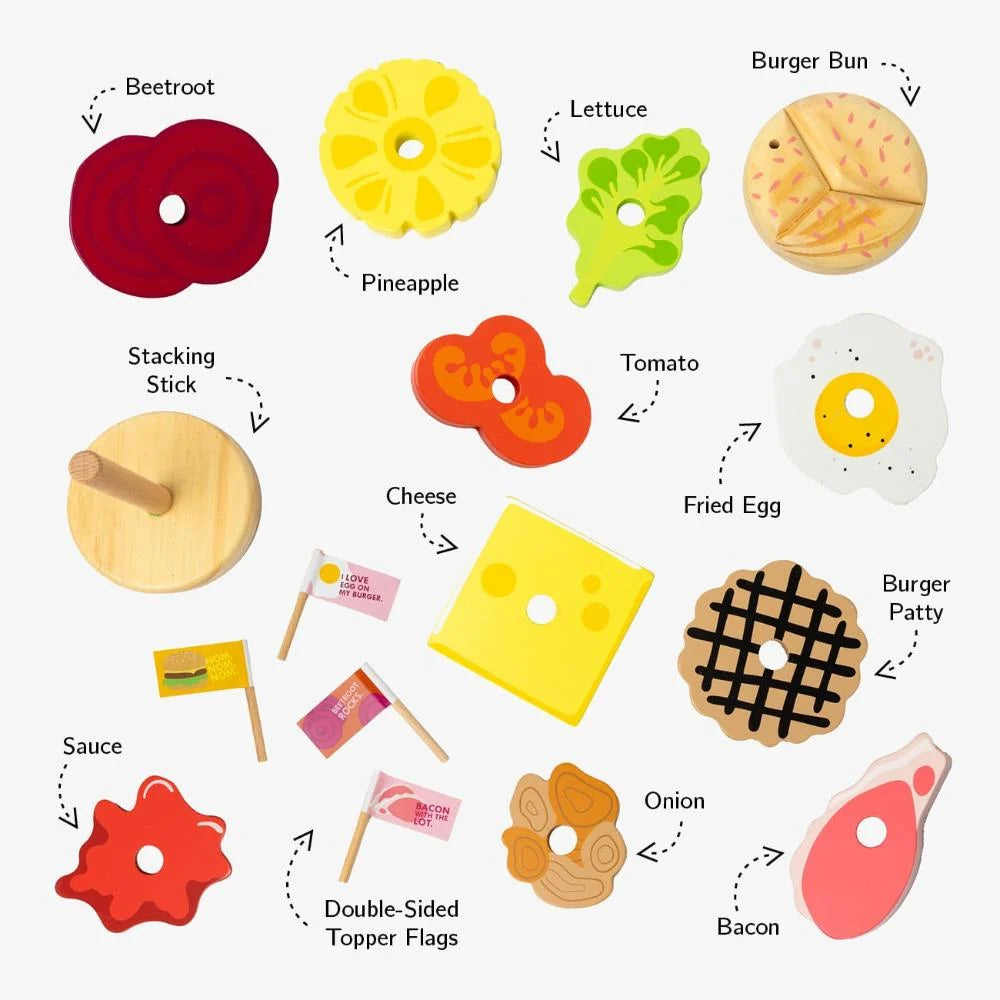 MAKE ME ICONIC BURGER STACK WITH THE LOT