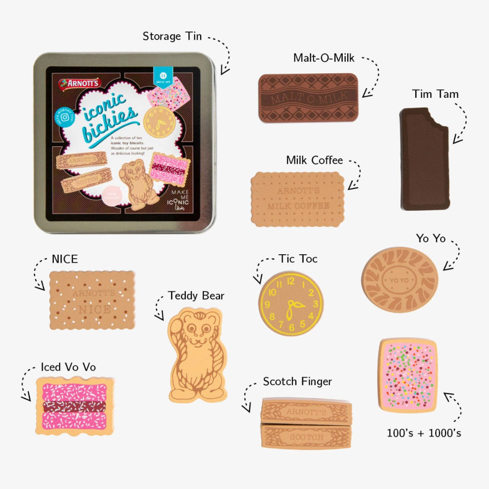 MAKE ME ICONIC ARNOTT'S BICKIES 11 PIECE SET