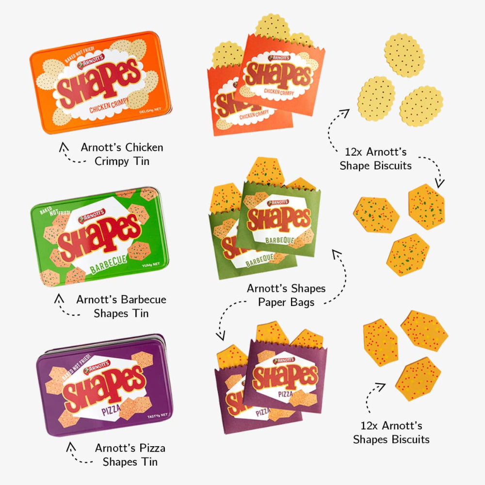 MAKE ME ICONIC ARNOTT'S SHAPES 48 PIECE SET