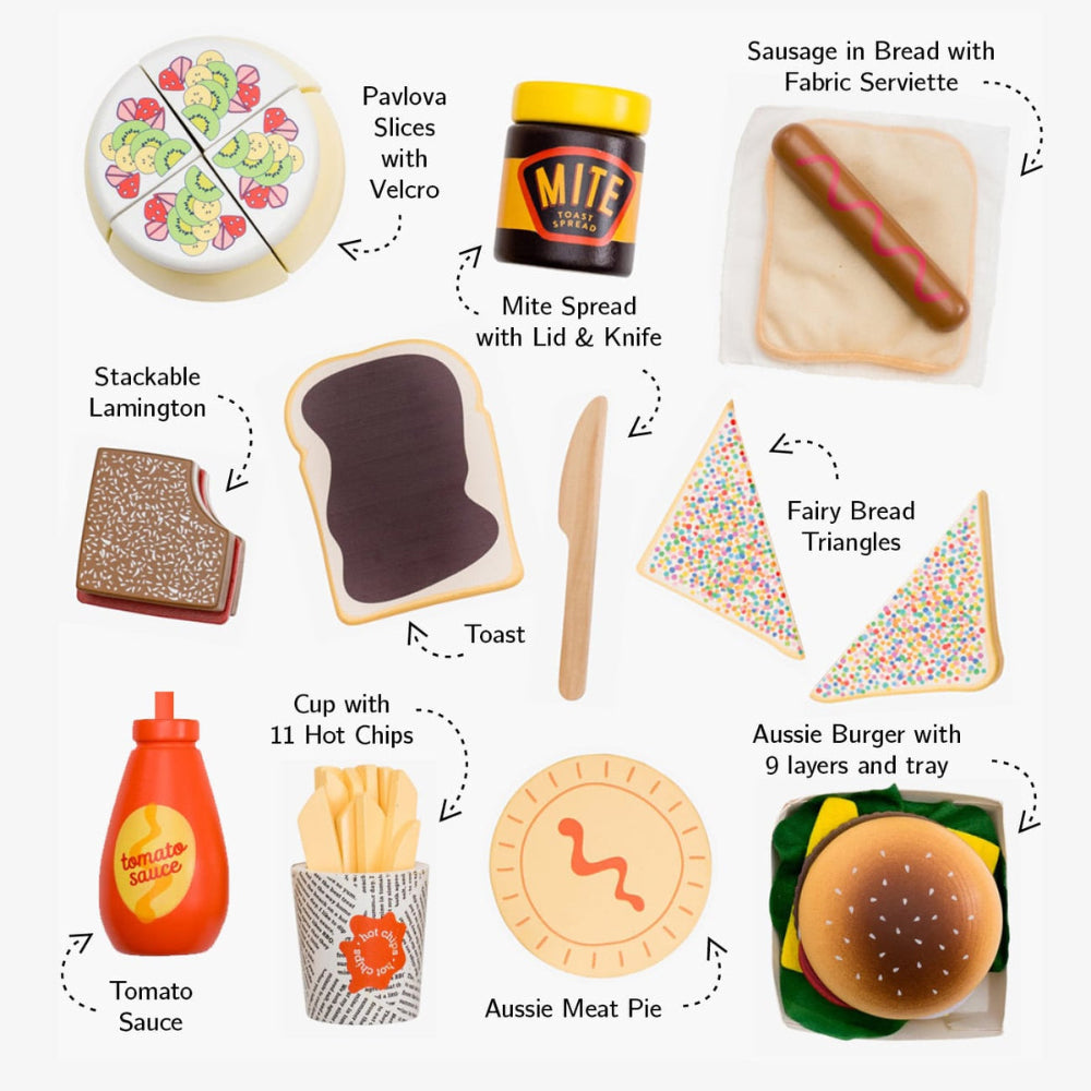 MAKE ME ICONIC AUSSIE MUNCHIES 38 PIECE SET