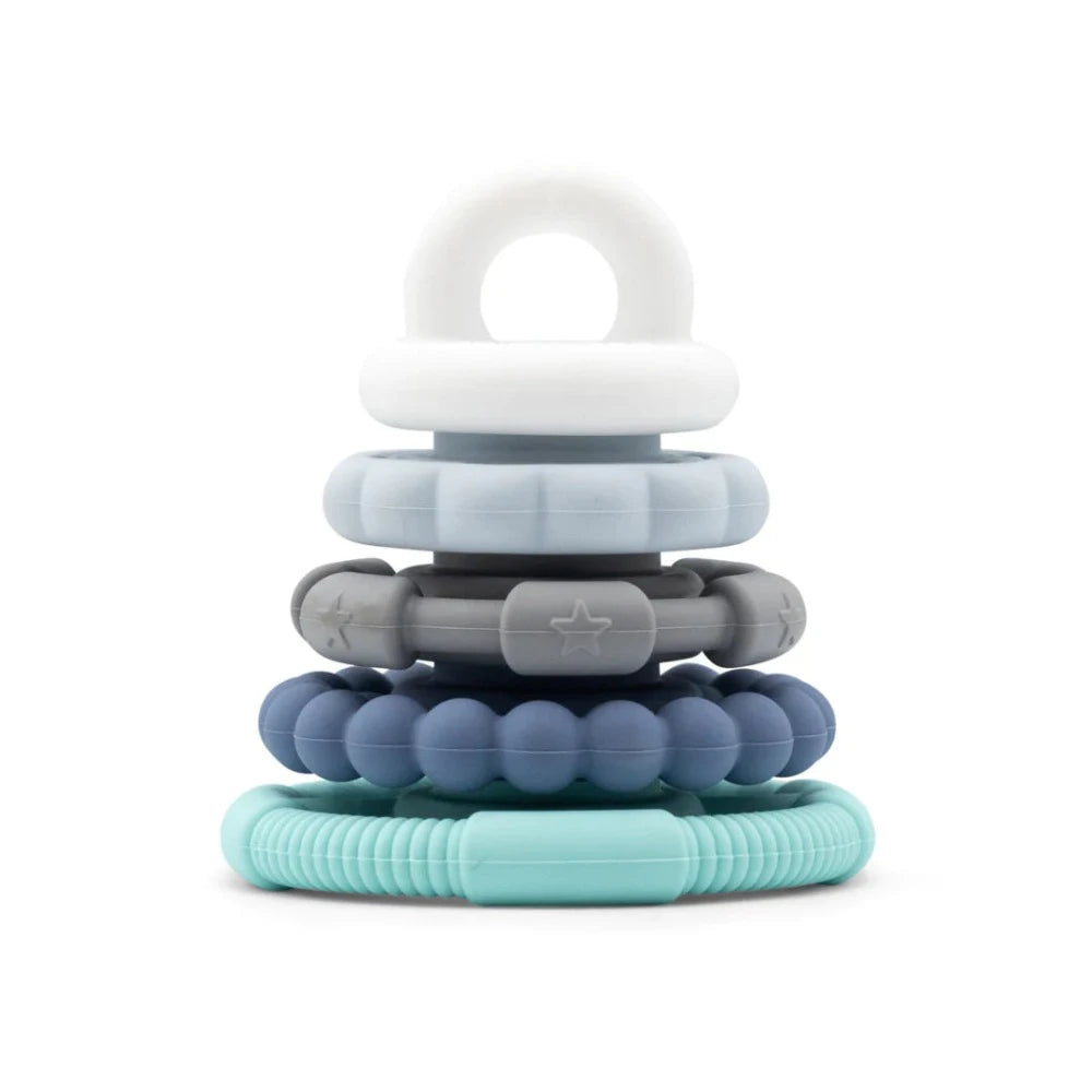 JELLYSTONE DESIGNS JELLYSTONE RAINBOW STACKER TEETHER OCEAN