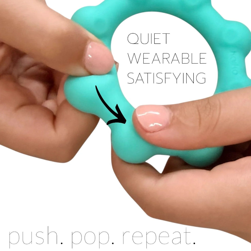 KAIKO OCTOPOP BRACELET TEAL SMALL