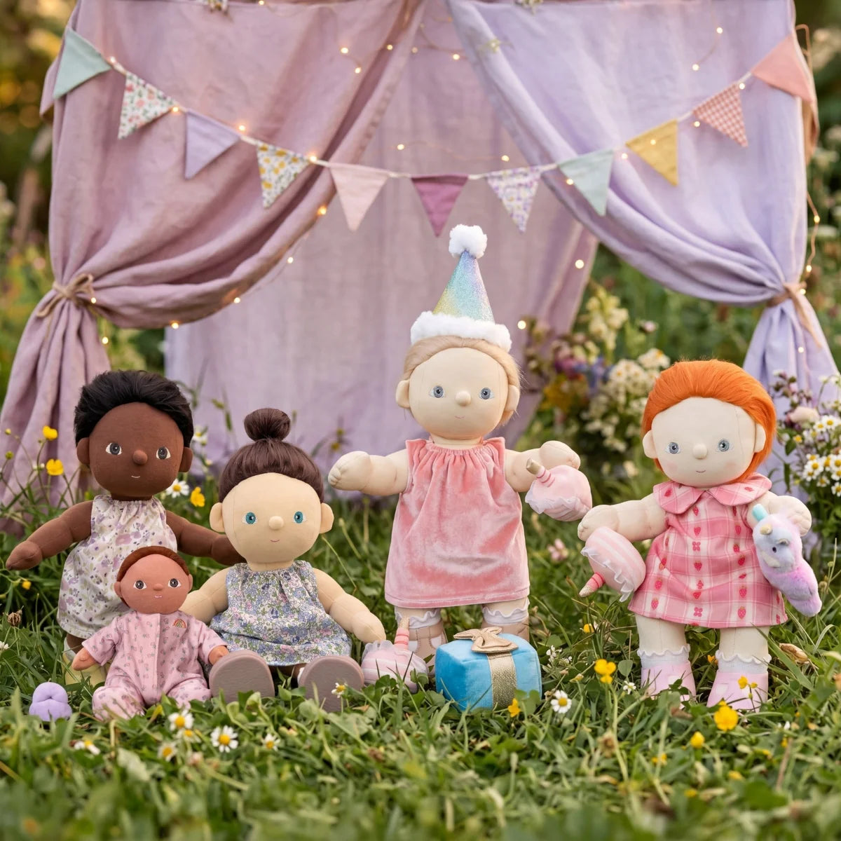 OLLIELLA DINKUM DOLLS HAPPY BIRTHDAY SET