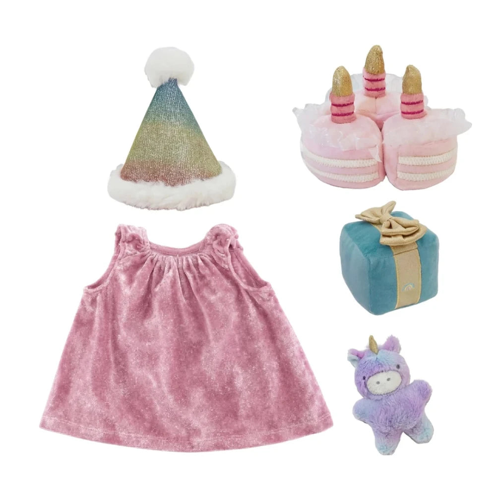 OLLIELLA DINKUM DOLLS HAPPY BIRTHDAY SET
