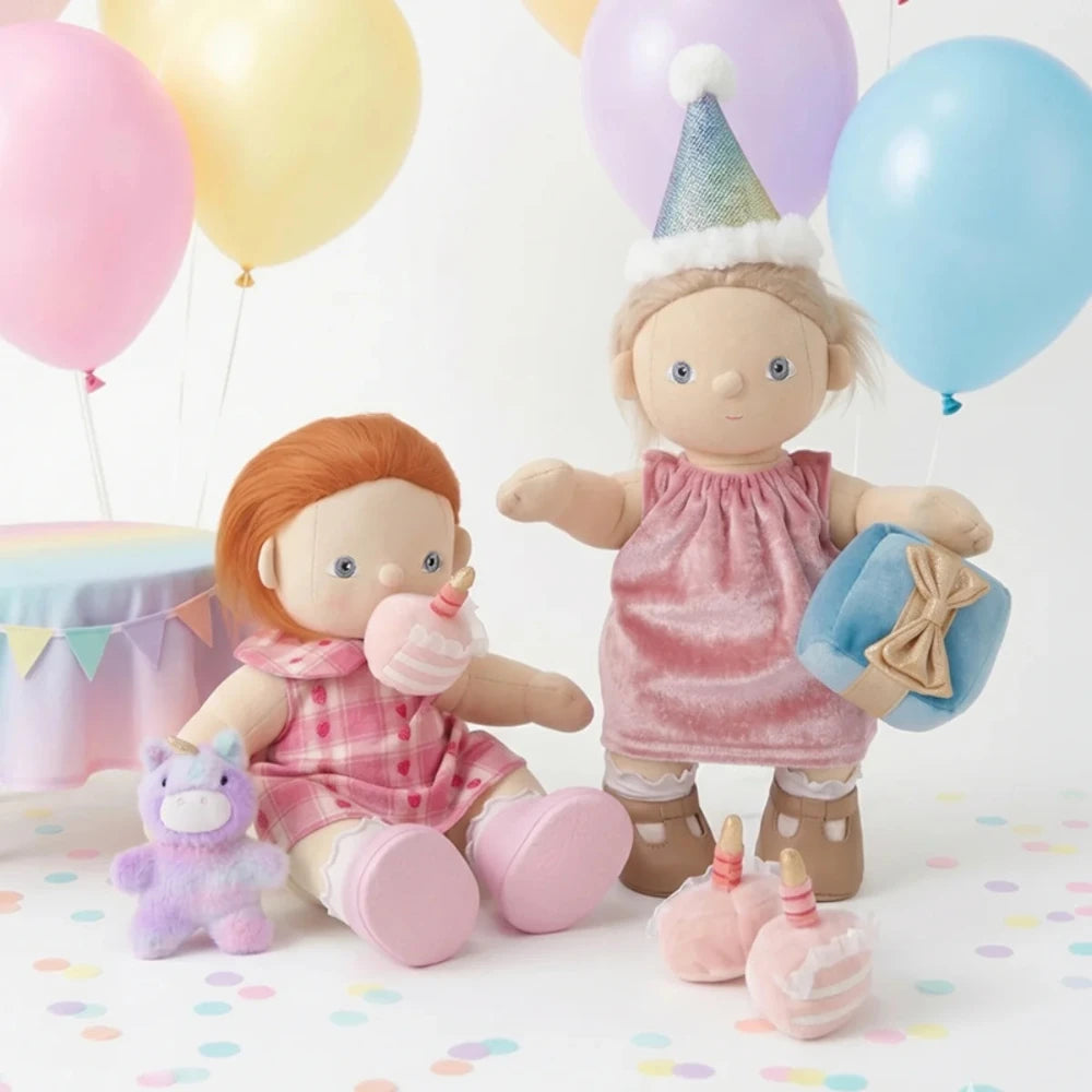 OLLIELLA DINKUM DOLLS HAPPY BIRTHDAY SET