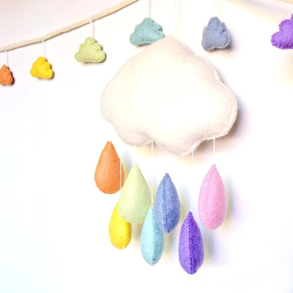 TARA TREASURES MOBILE PASTEL RAINBOW RAINDROP