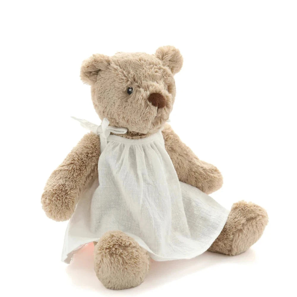 NANA HUCHY MRS HONEY BEAR WHITE DRESS