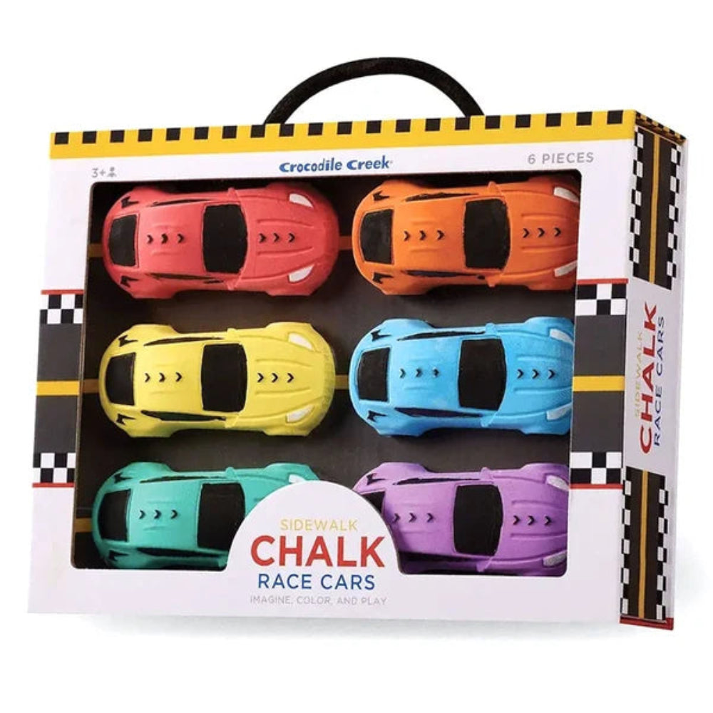 CROCODILE CREEK SIDEWALK CHALK RACE CARS