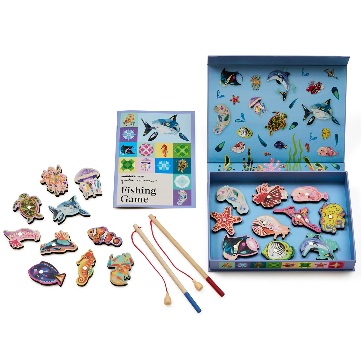 WONDERSCOPE MAGNETIC FISHING GAME PETE CROMER