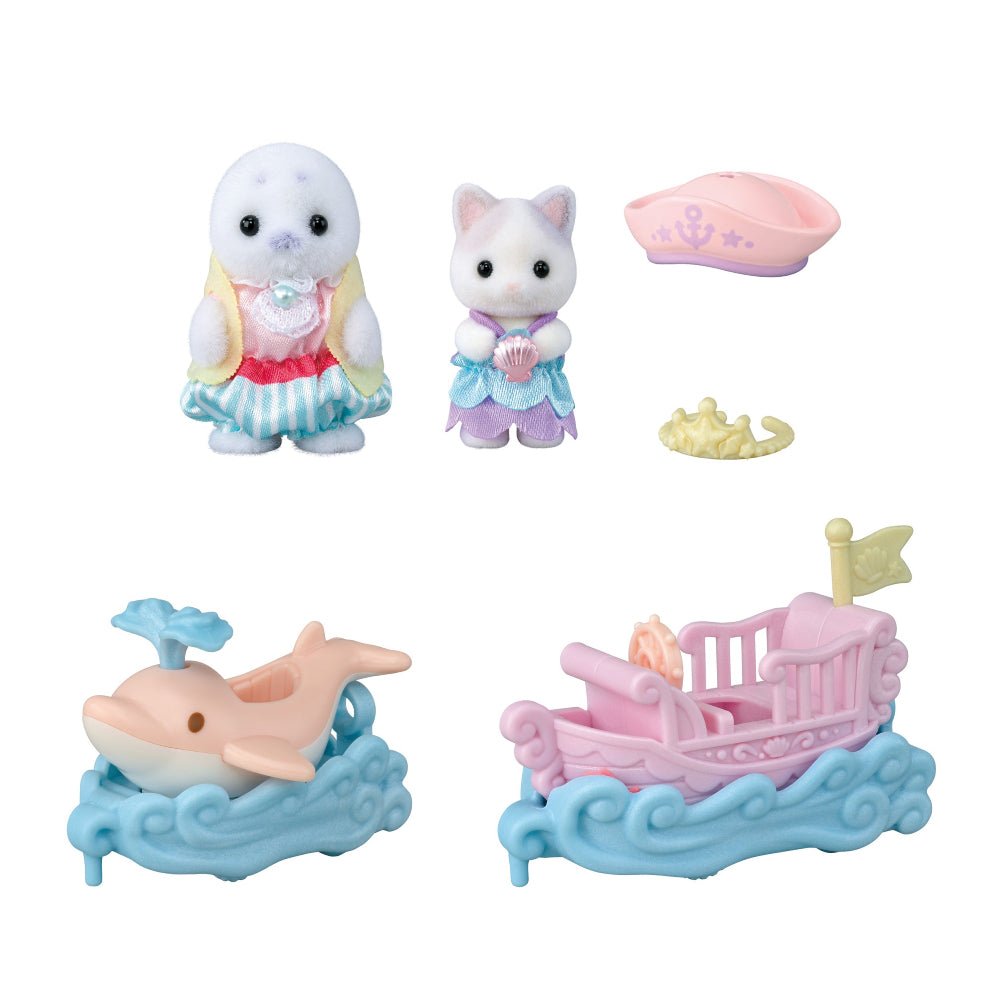 SYLVANIAN FAMILIES AMUSEMENT PARK RIDE SET RIDE THE WAVES