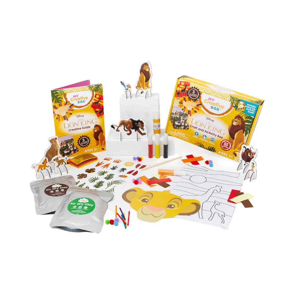 MY CREATIVE BOX THE LION KING CRAFT AND ACTIVITY BOX