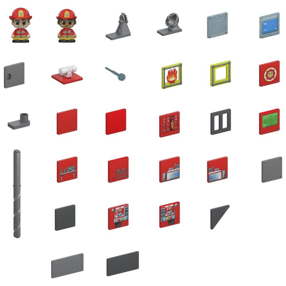 FIRE STATION TILE TOWN SET