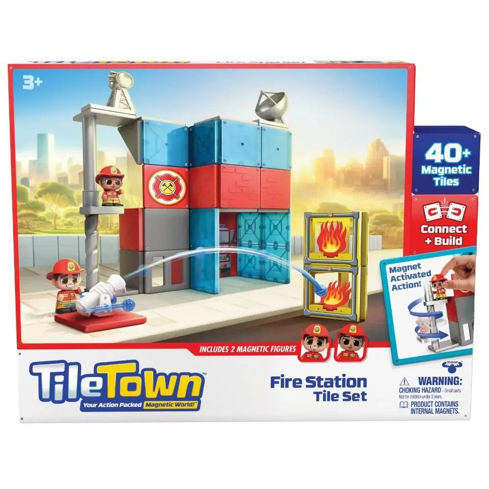 FIRE STATION TILE TOWN SET