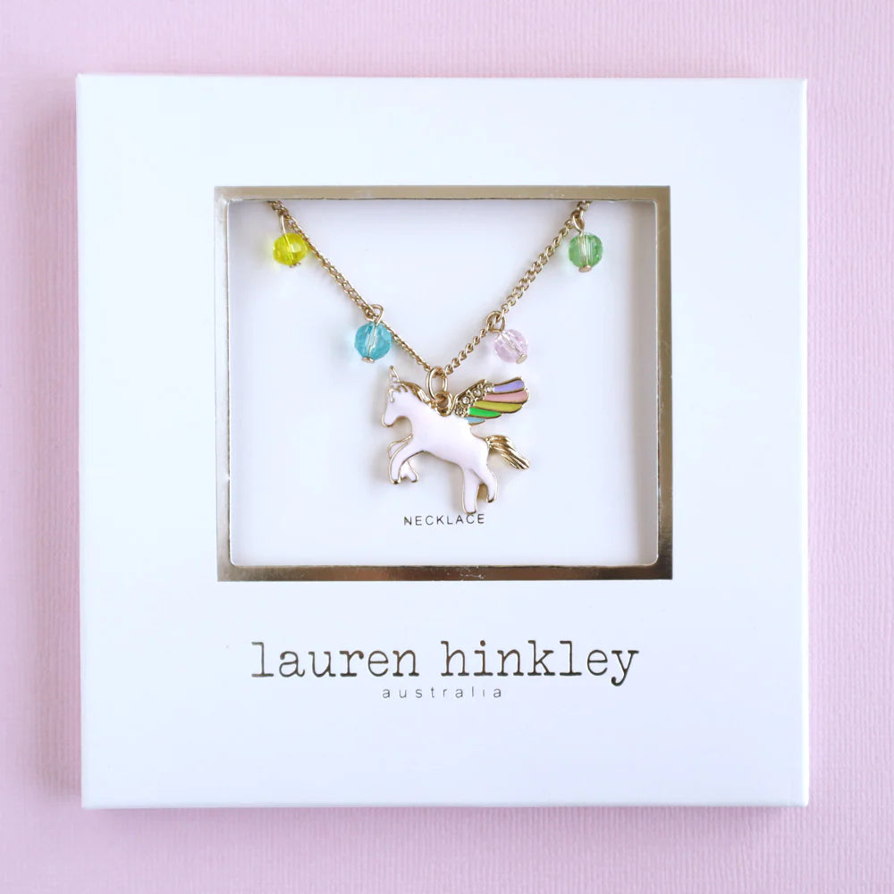 LAUREN HINKLEY CELESTIAL UNICORN NECKLACE